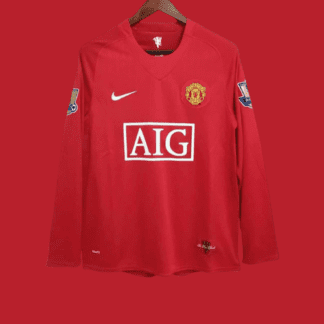 Man United 2008 Champions league home shirt