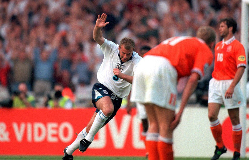 Shearer england netherlands euro 96