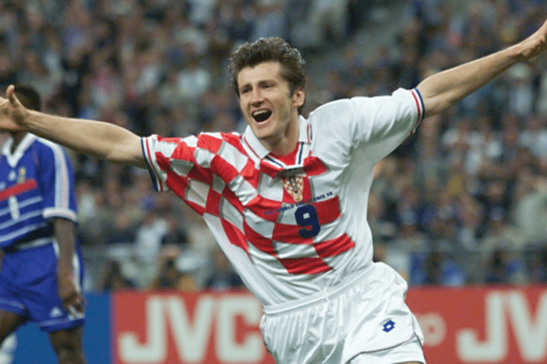 davor suker 1998 croatia home kit